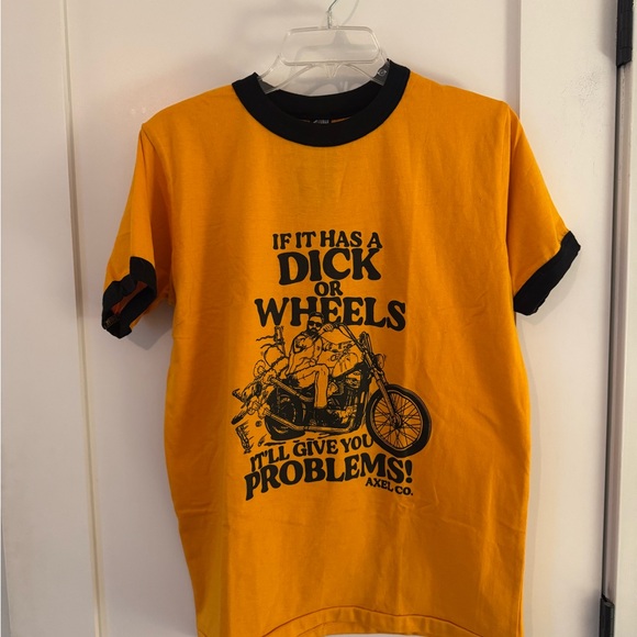 If it has a dick or wheels, it’ll give you problems - Women’s Ringer Tee - Picture 2 of 4
